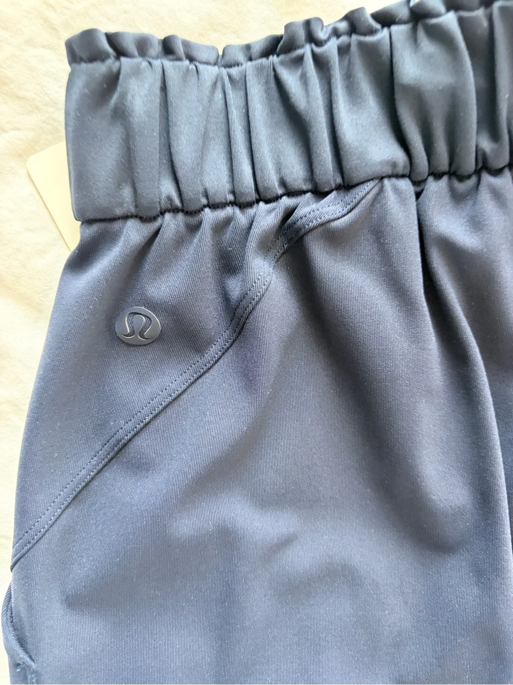 lululemon athletica Navy Ankle-Length Cropped Pants